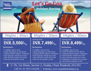 Goa trip packages for couple, Book Goa Honeymoon packages